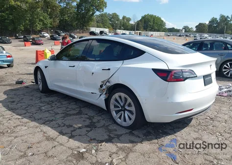 2022 Tesla Model 3 Long Range Dual Motor All-Wheel Drive из США, поврежденный, VIN 5YJ3E1EB9NF255334